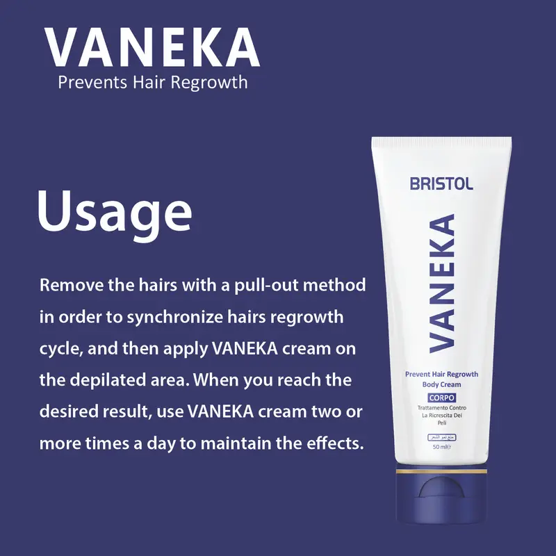 VANEKA Prevents Hair Regrowth Cream 50ml